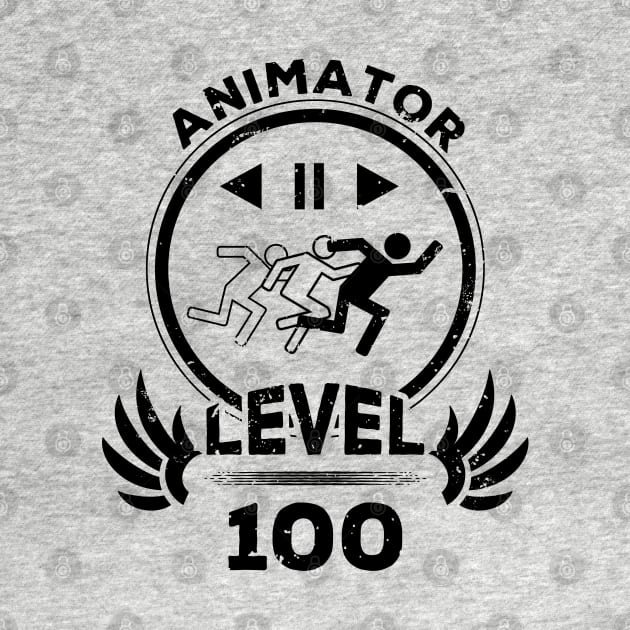 Level 100 Animator Animation Fan Gift by atomguy